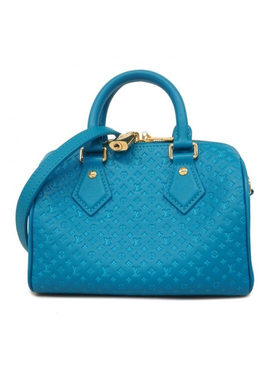 Louis Vuitton Handbags - Louis Vuitton Handbag Nanogram Speedy Bandouliere 20 Blue 2-Way Bag